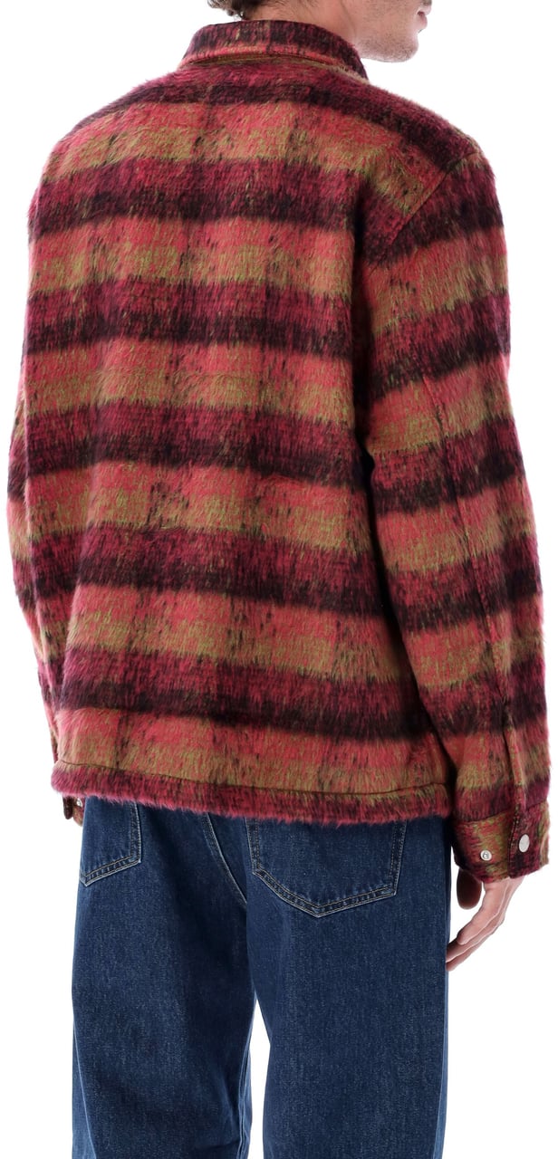 Huf Wool Jacket Berry Rood