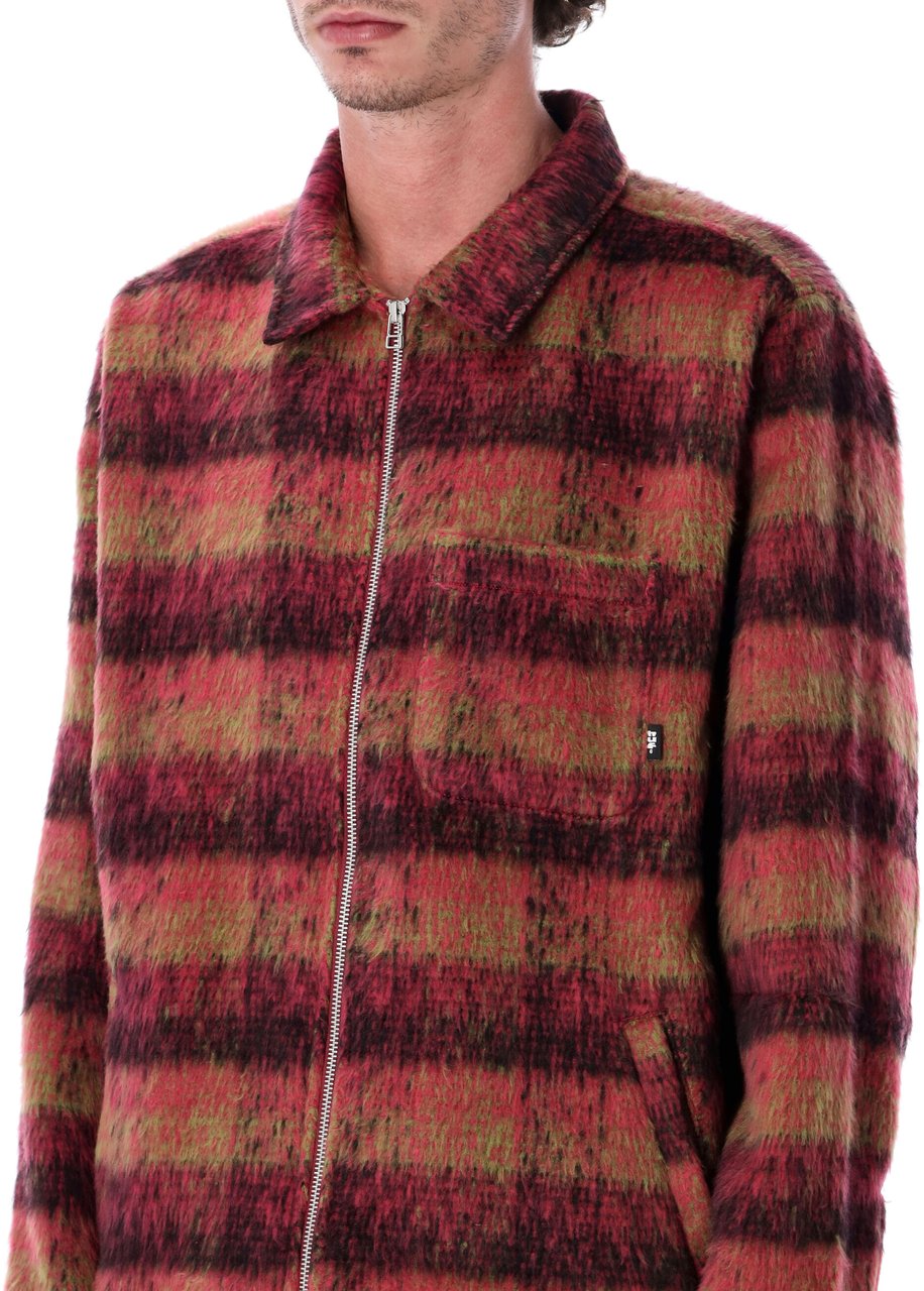 Huf Wool Jacket Berry Rood