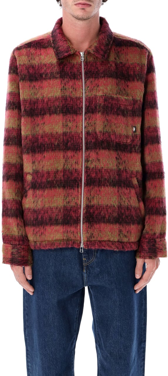 Huf Wool Jacket Berry Rood