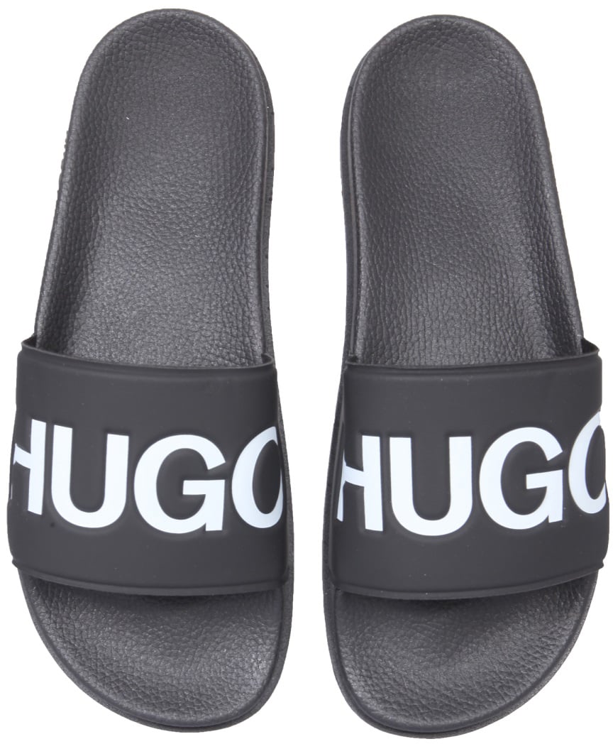 Hugo SLIDE MATCH SANDALS Zwart