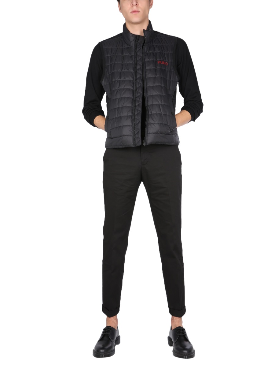 Hugo HOODED DOWN VEST Zwart