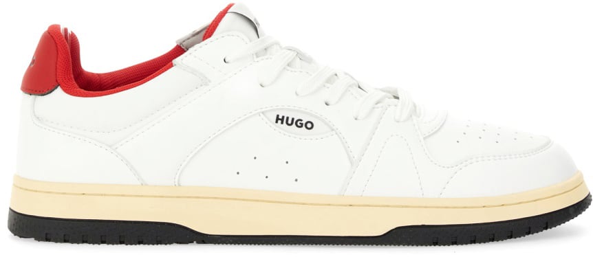 Hugo LEATHER SNEAKER Wit