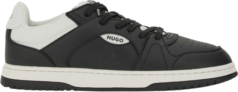 Hugo LEATHER SNEAKER Zwart