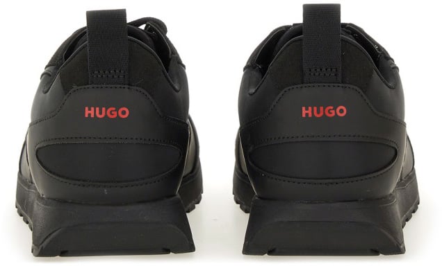 Hugo SNEAKER WITH LOGO Zwart