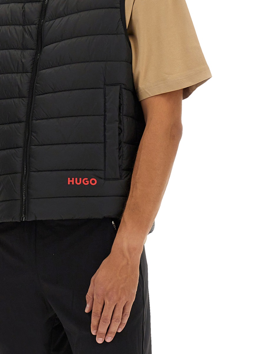Hugo VESTS WITH LOGO Zwart
