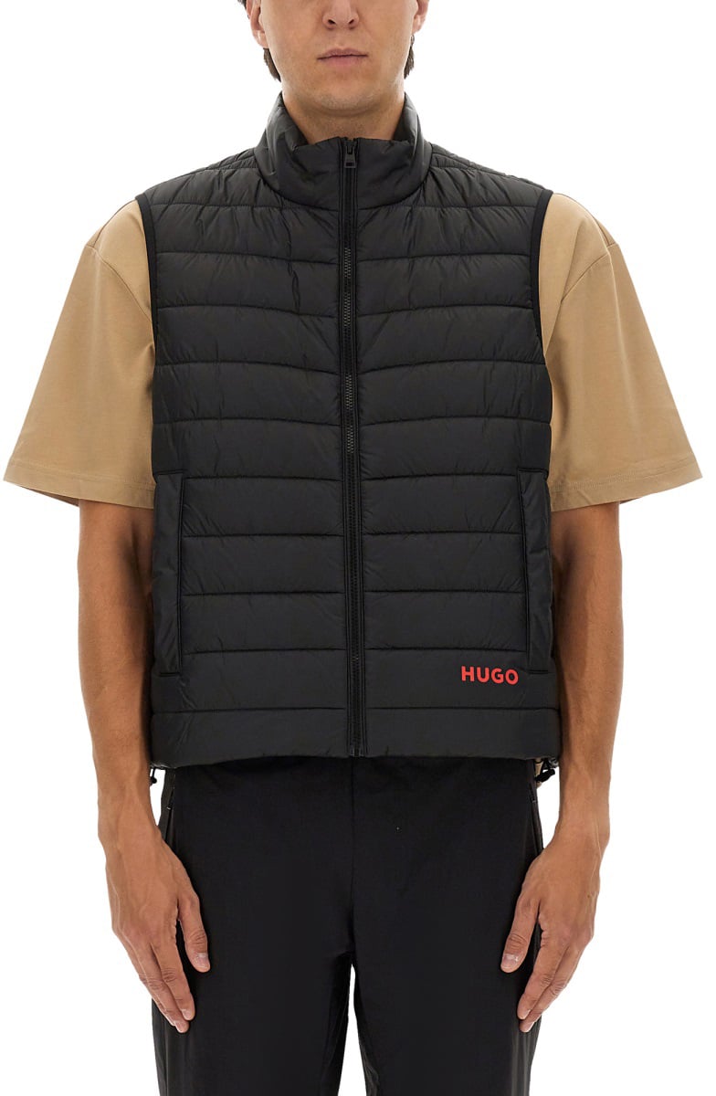 Hugo VESTS WITH LOGO Zwart