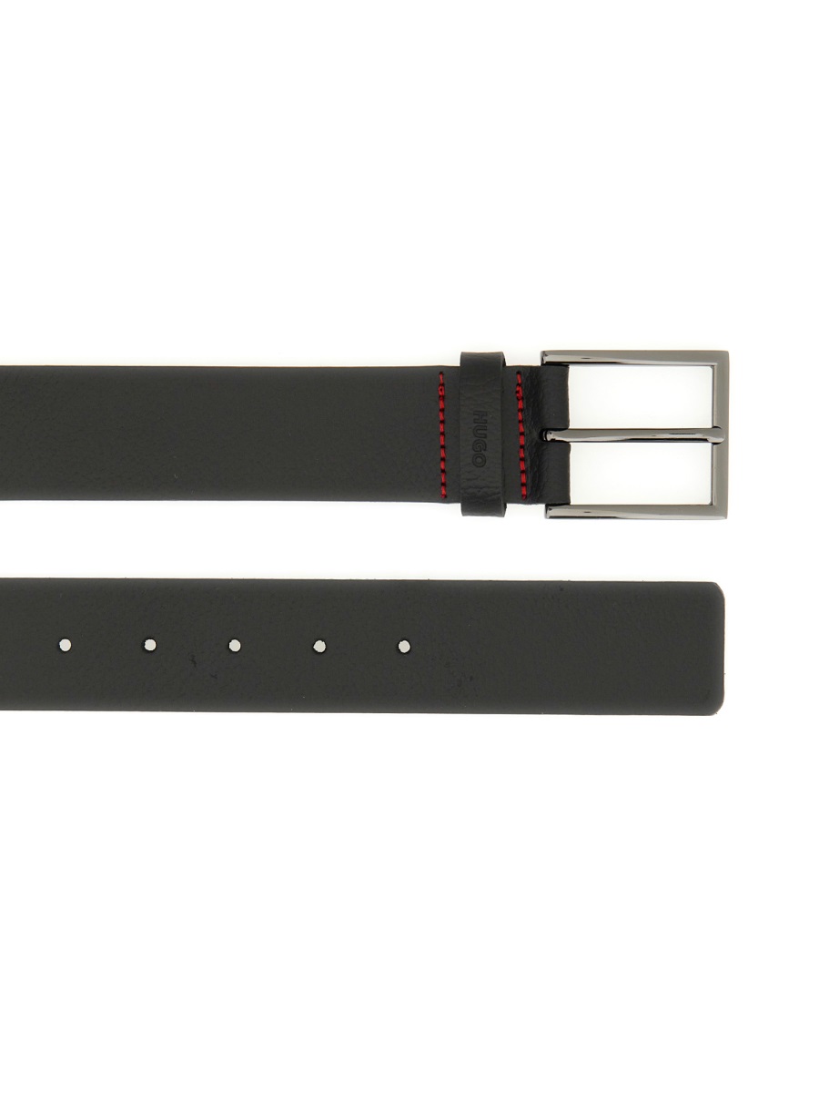 Hugo LEATHER BELT Zwart