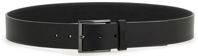 Hugo LEATHER BELT Zwart