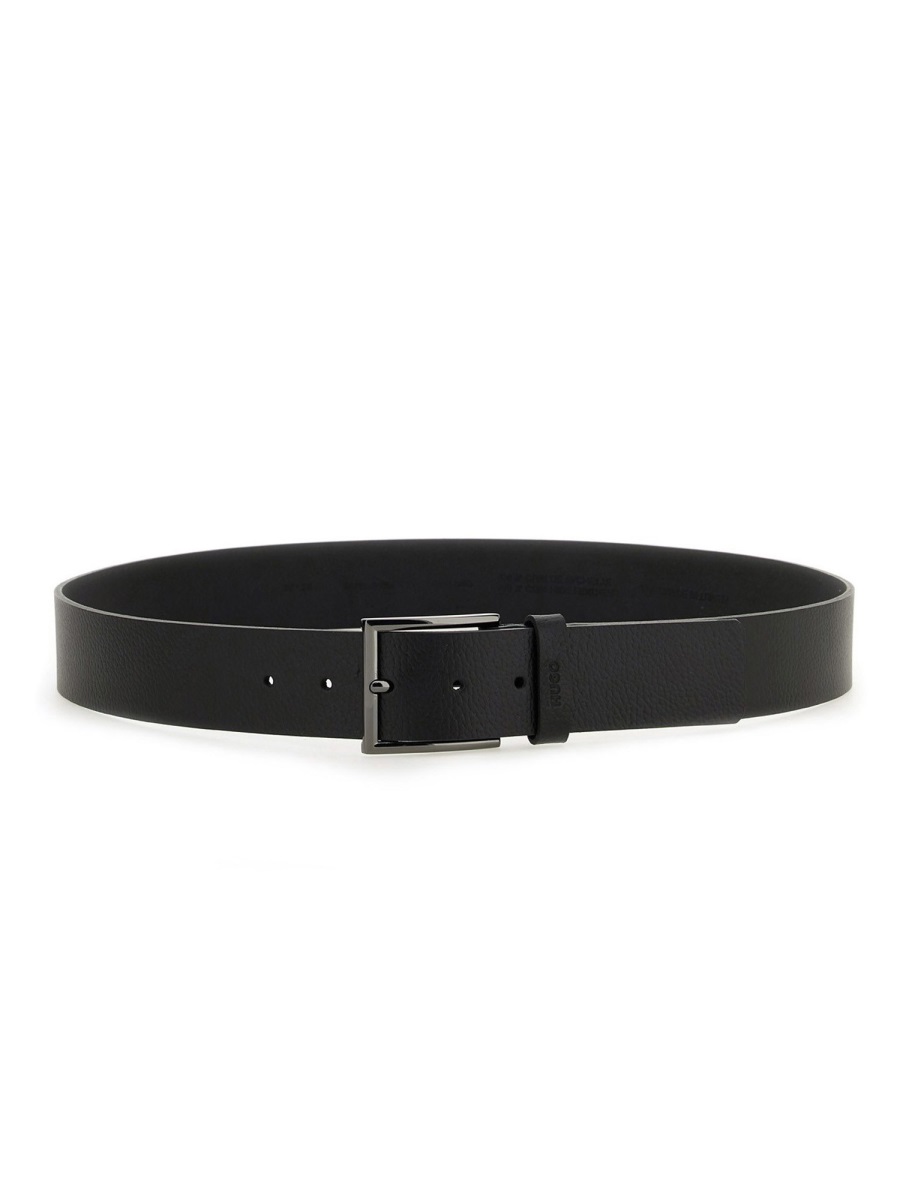 Hugo LEATHER BELT Zwart