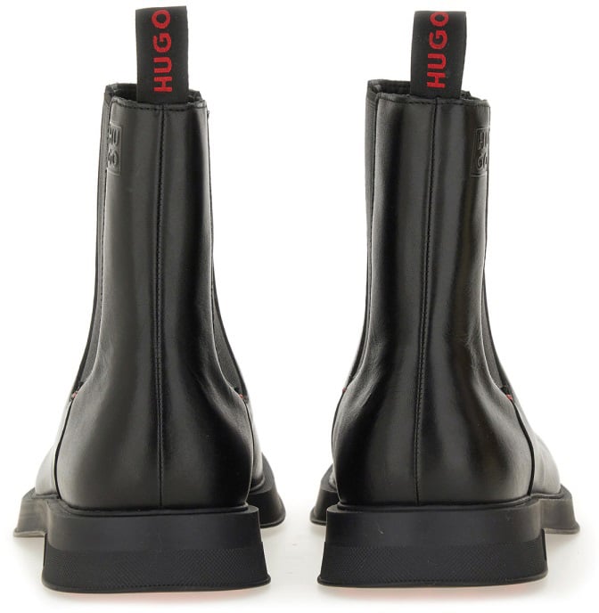 Hugo LEATHER CHELSEA BOOT Zwart
