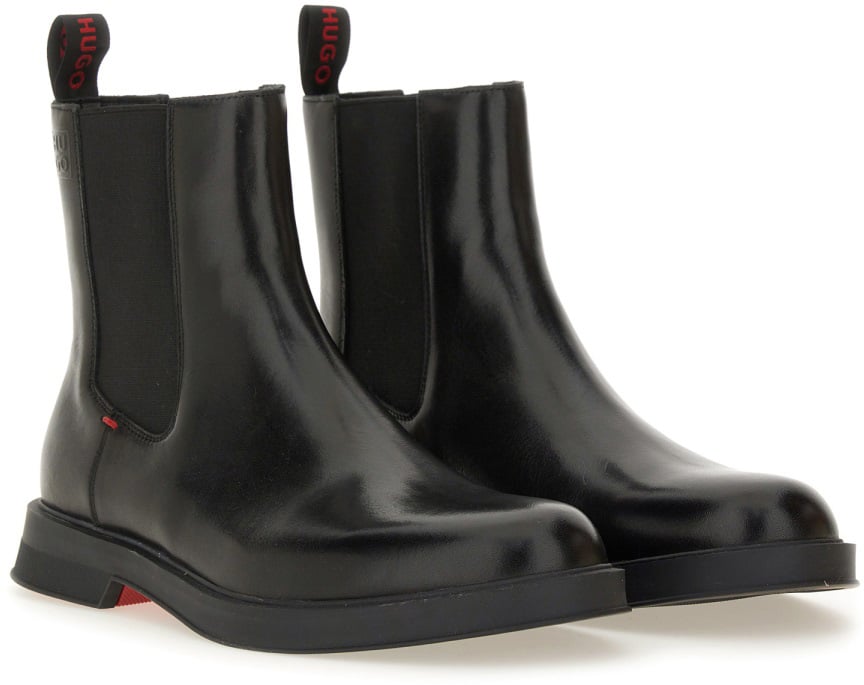 Hugo LEATHER CHELSEA BOOT Zwart