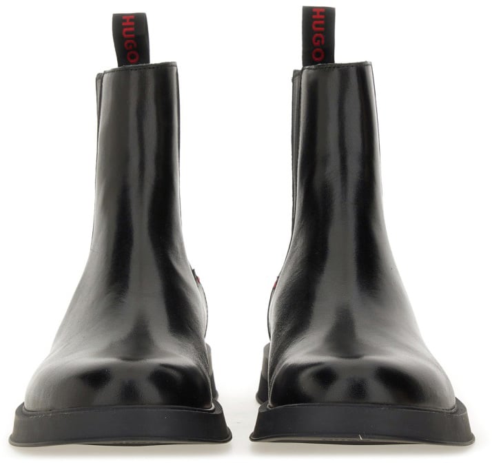 Hugo LEATHER CHELSEA BOOT Zwart