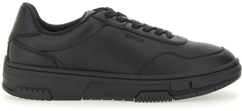 Hugo SNEAKER WITH ZIGZAG DETAIL Zwart