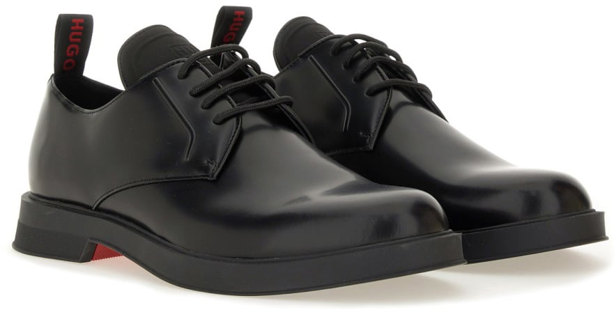Hugo LEATHER "DERBY" LOAFER Zwart