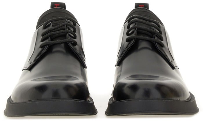 Hugo LEATHER "DERBY" LOAFER Zwart