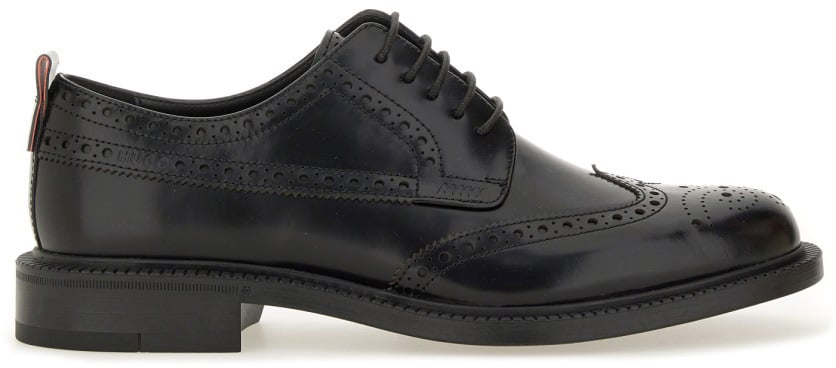 Hugo LEATHER DERBY LOAFER Zwart