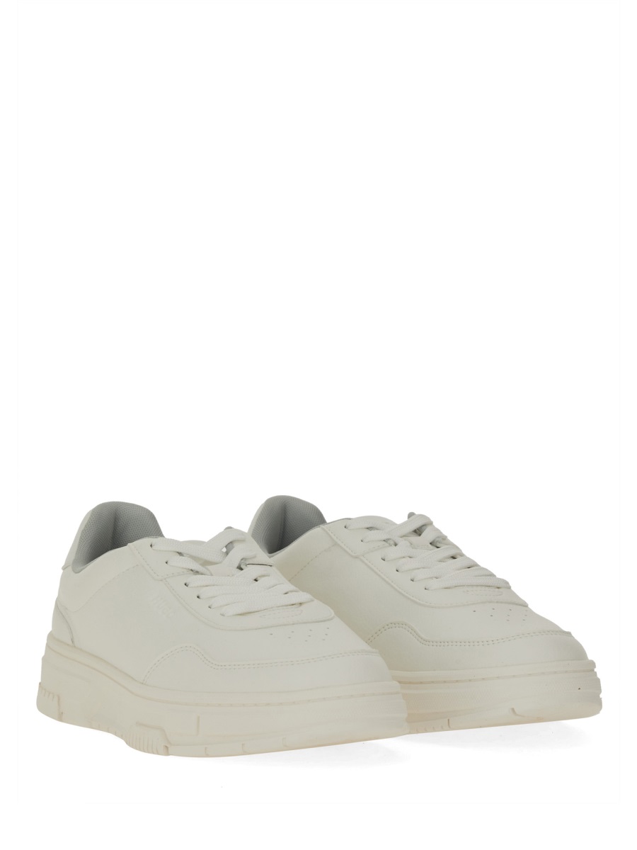 Hugo SNEAKER WITH ZIGZAG DETAIL Wit