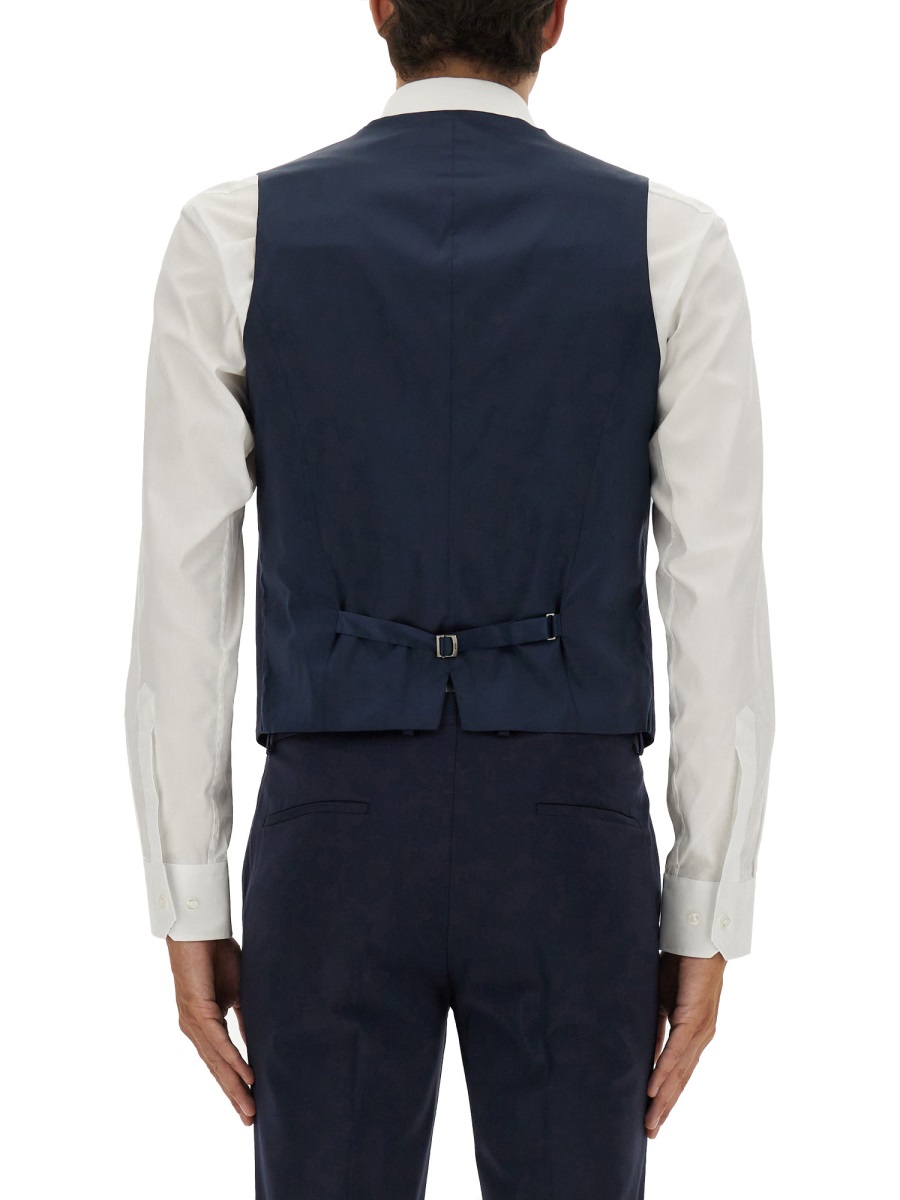 Hugo SLIM FIT VEST Blauw