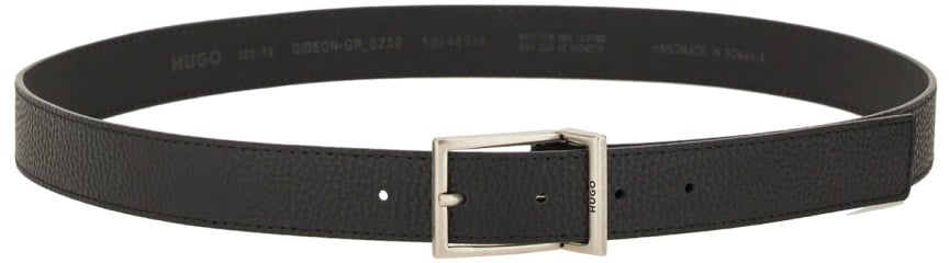 Hugo LEATHER BELT Zwart