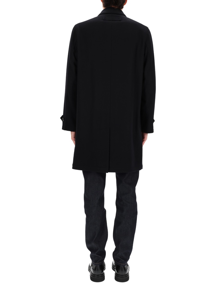 Hugo SHORT WOOL COAT Zwart