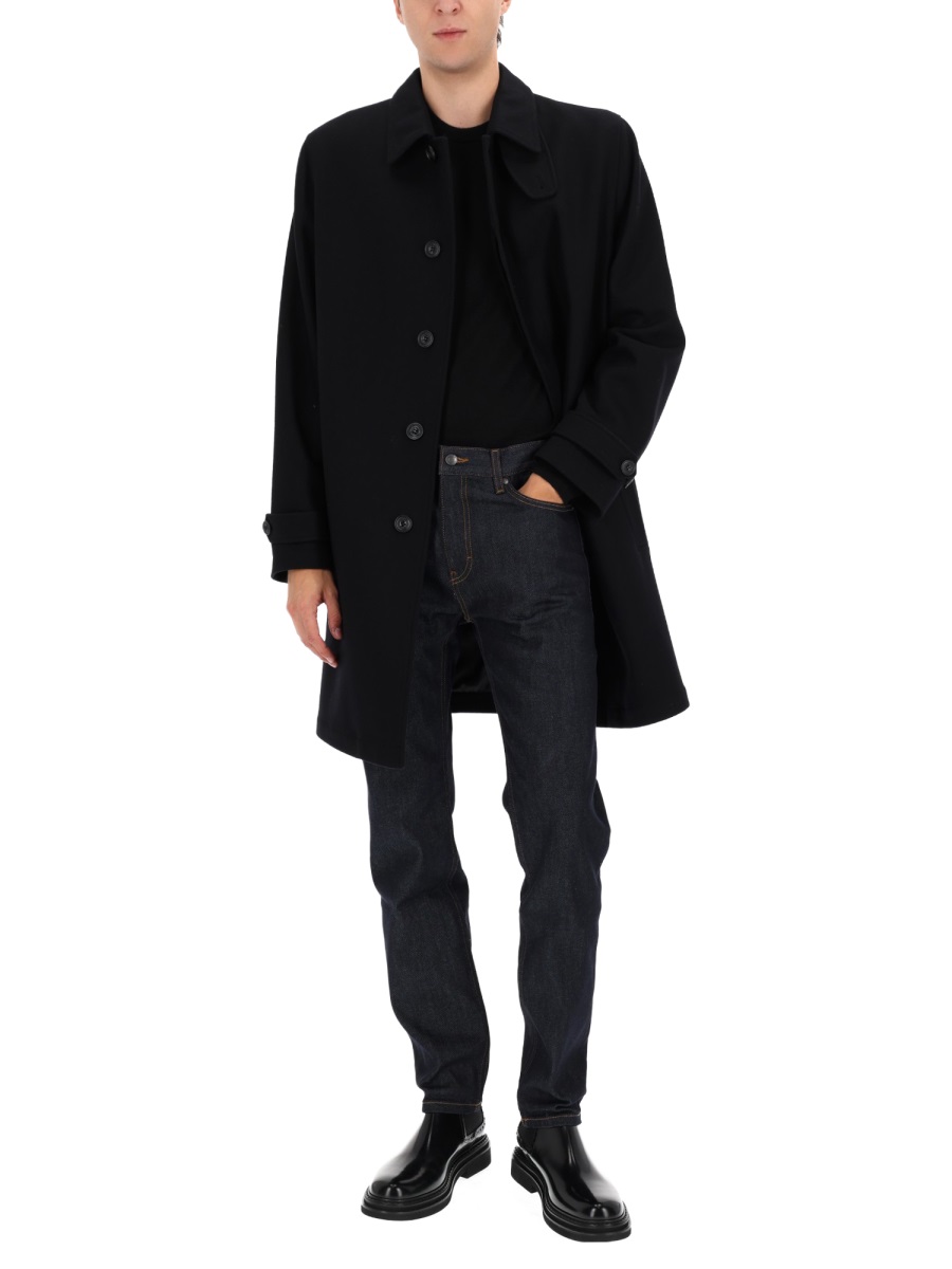 Hugo SHORT WOOL COAT Zwart