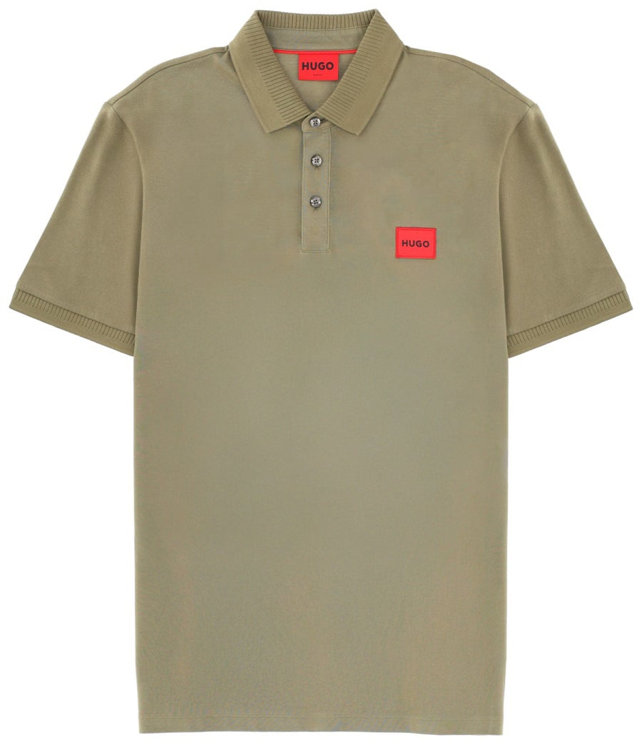 Hugo POLO WITH LOGO PATCH Groen