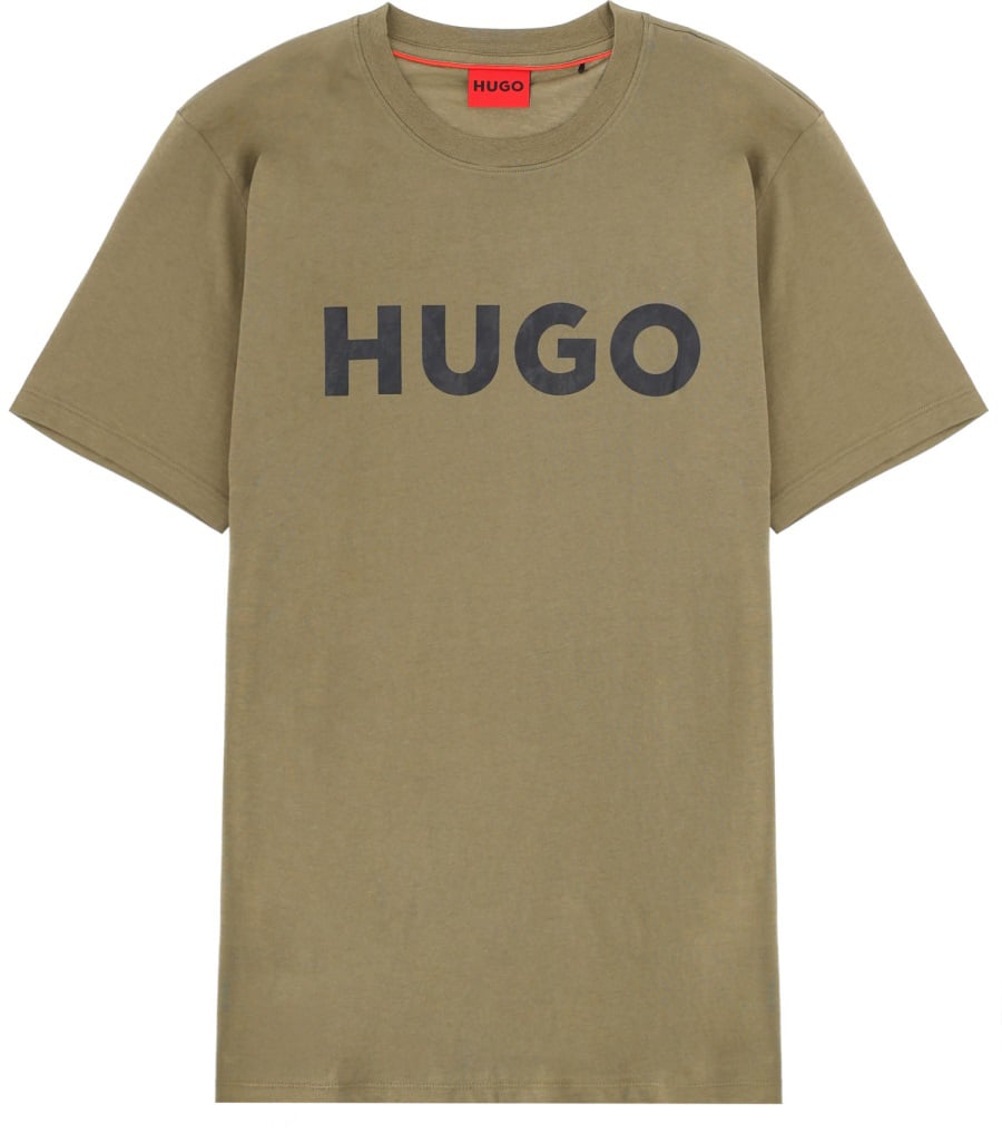 Hugo T-SHIRT WITH LOGO Groen
