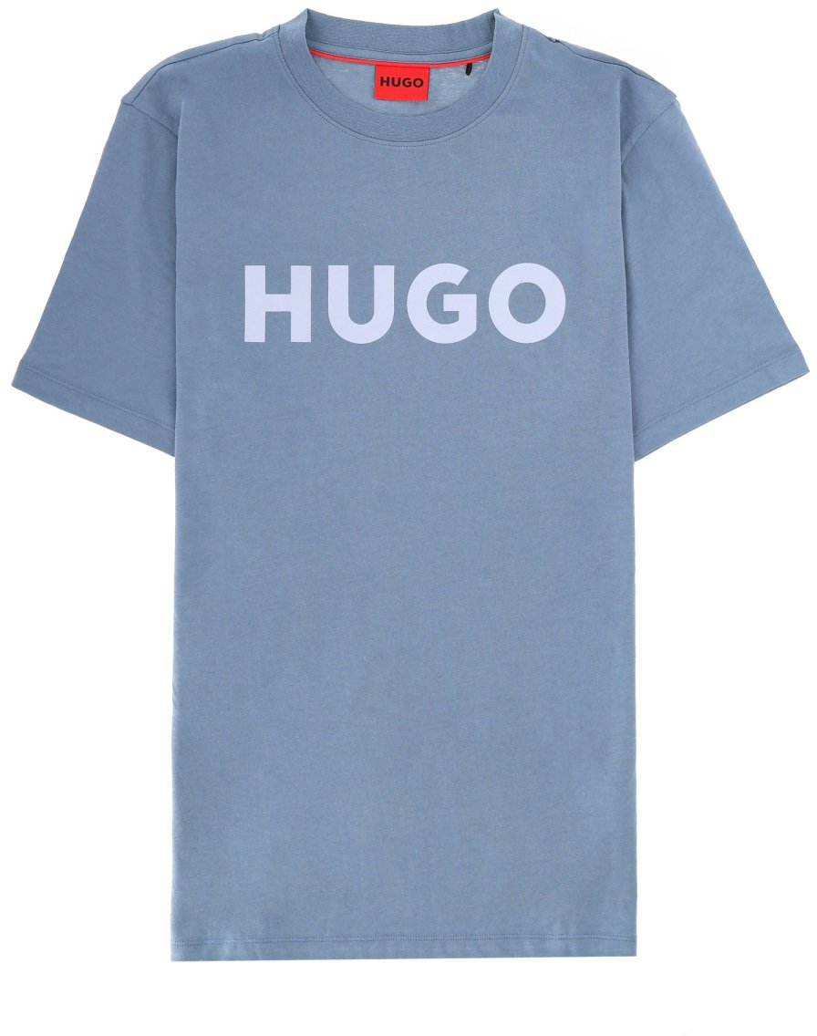Hugo T-SHIRT WITH LOGO Blauw