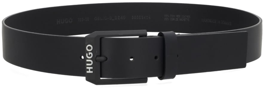 Hugo LEATHER BELT Zwart