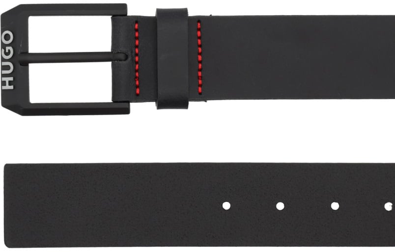 Hugo LEATHER BELT Zwart