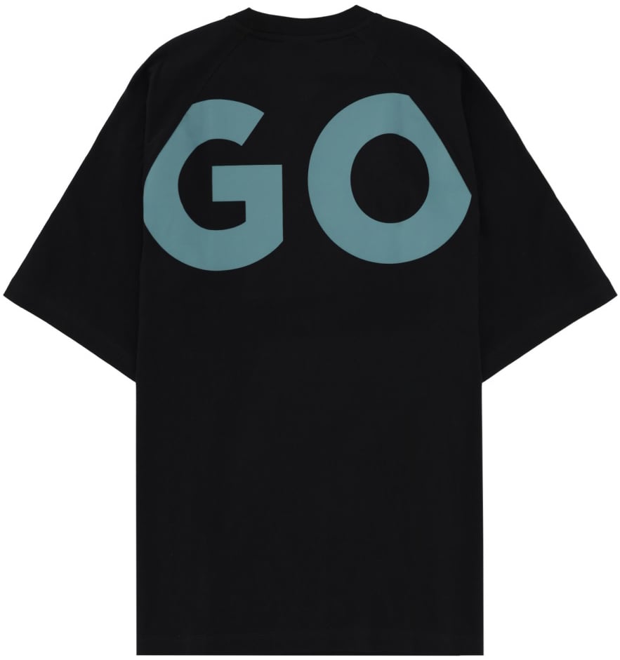 Hugo T-SHIRT WITH LOGO Zwart