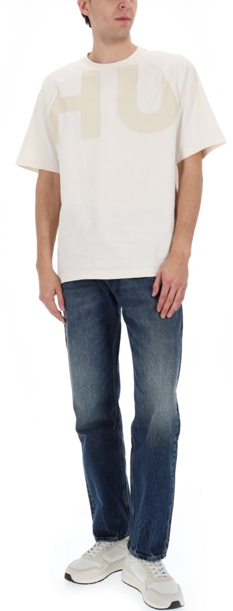 Hugo T-SHIRT WITH LOGO Wit