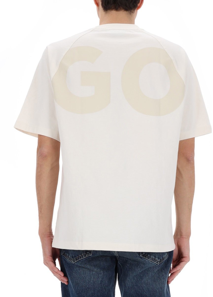 Hugo T-SHIRT WITH LOGO Wit