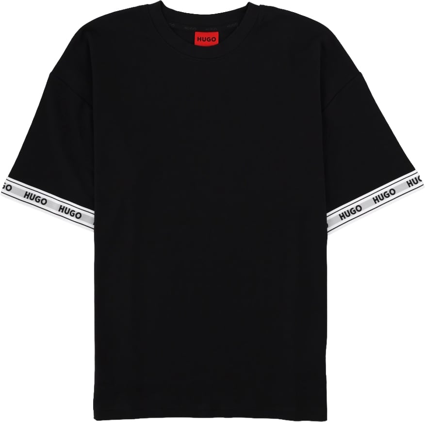Hugo T-SHIRT "TADE" CON LOGO Zwart