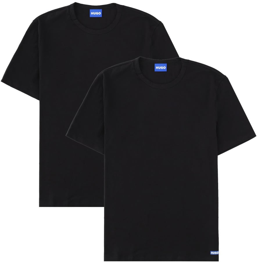 Hugo SET DA DUE T-SHIRT CON LOGO Zwart