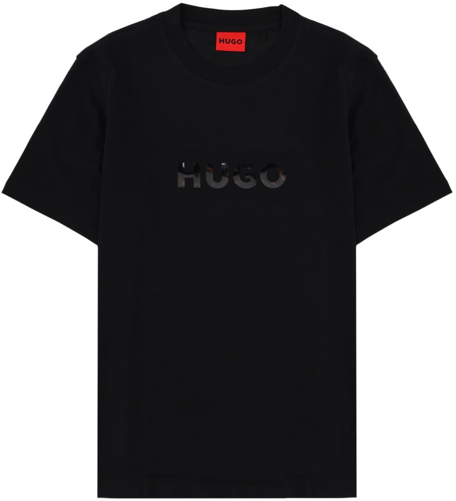 Hugo T-SHIRT "DUMEO" CON LOGO Zwart