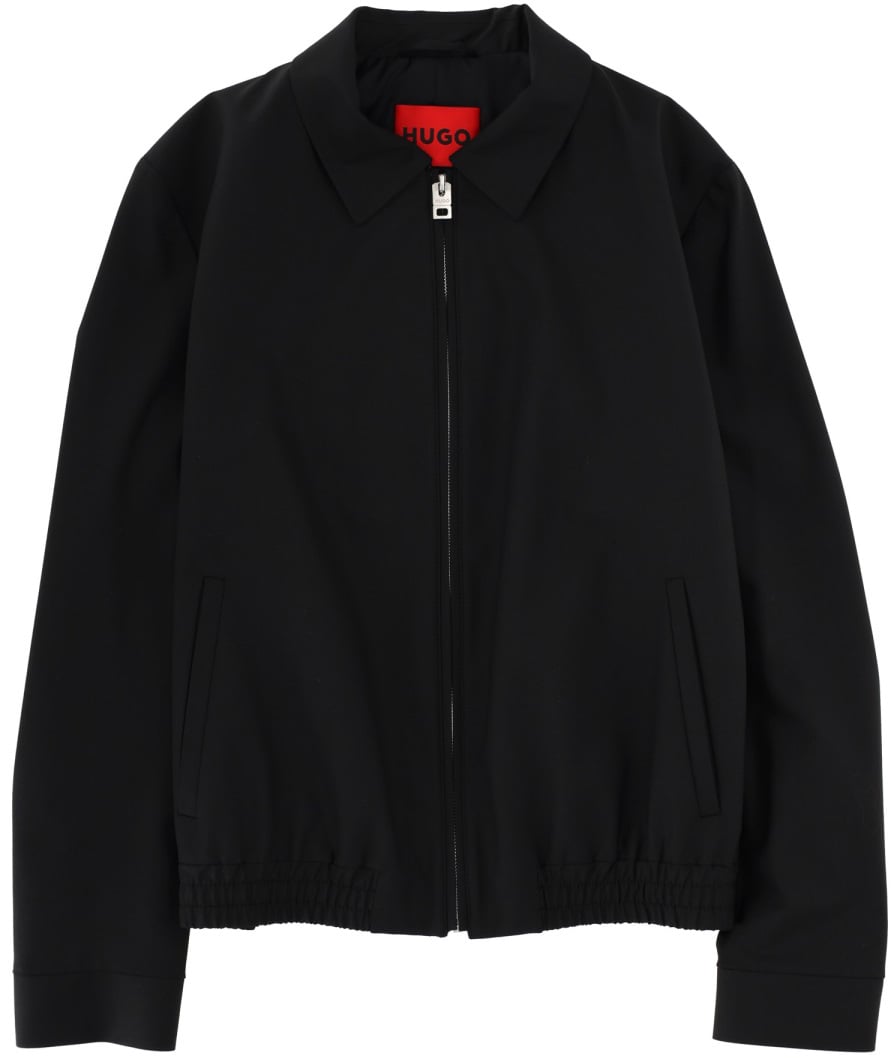 Hugo SLIM FIT JACKET Zwart