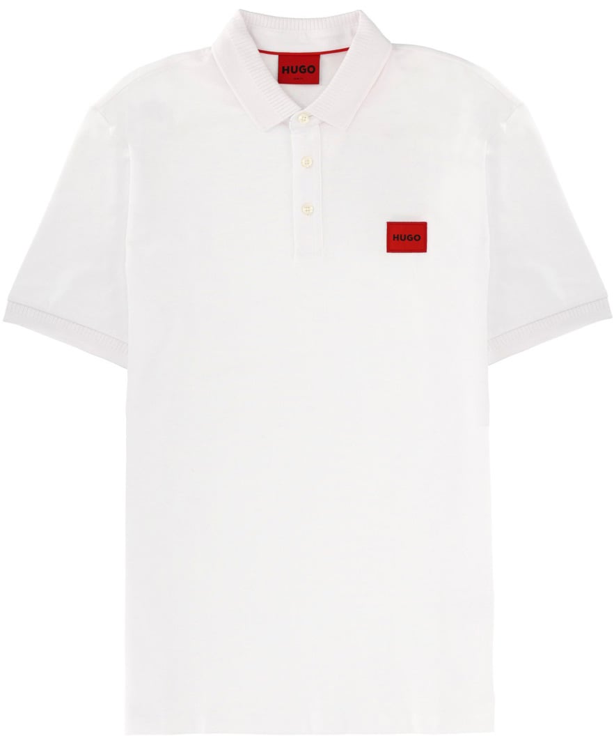 Hugo POLO CON PATCH LOGO Wit