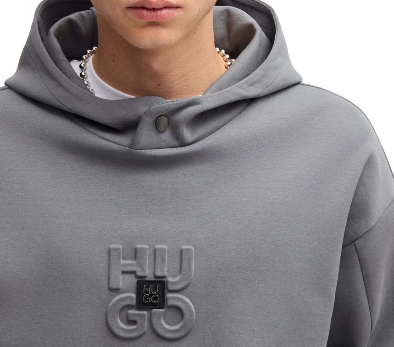 Hugo Debostaco Hoodie Grijs