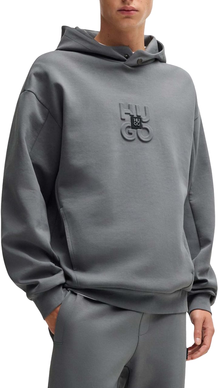 Hugo Debostaco Hoodie Grijs