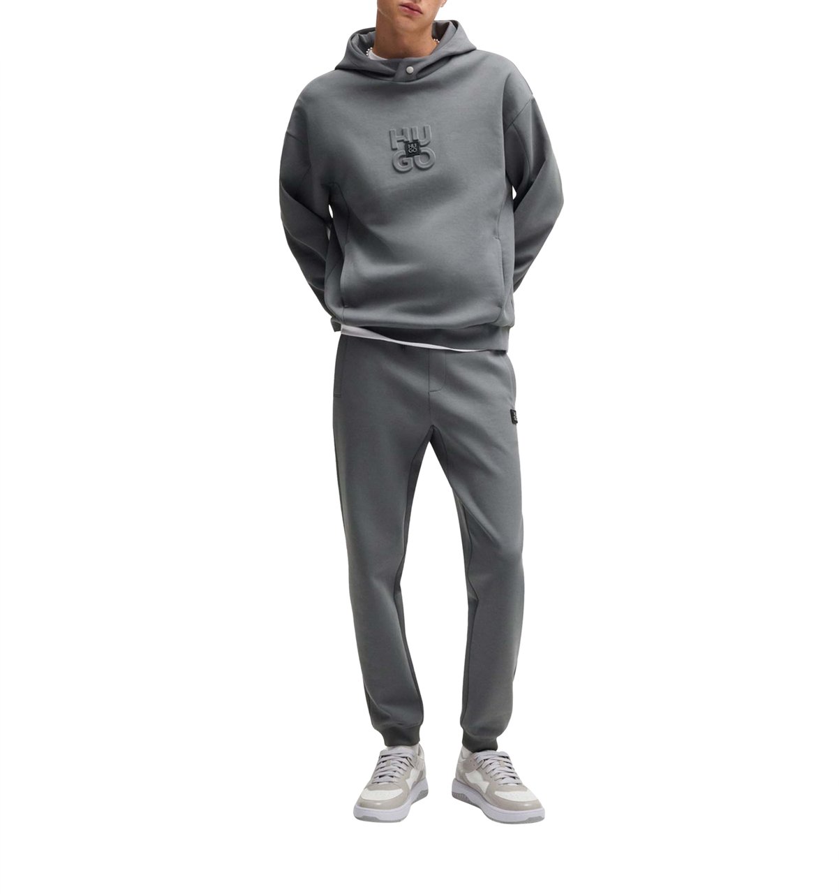 Hugo Debostaco Hoodie Grijs