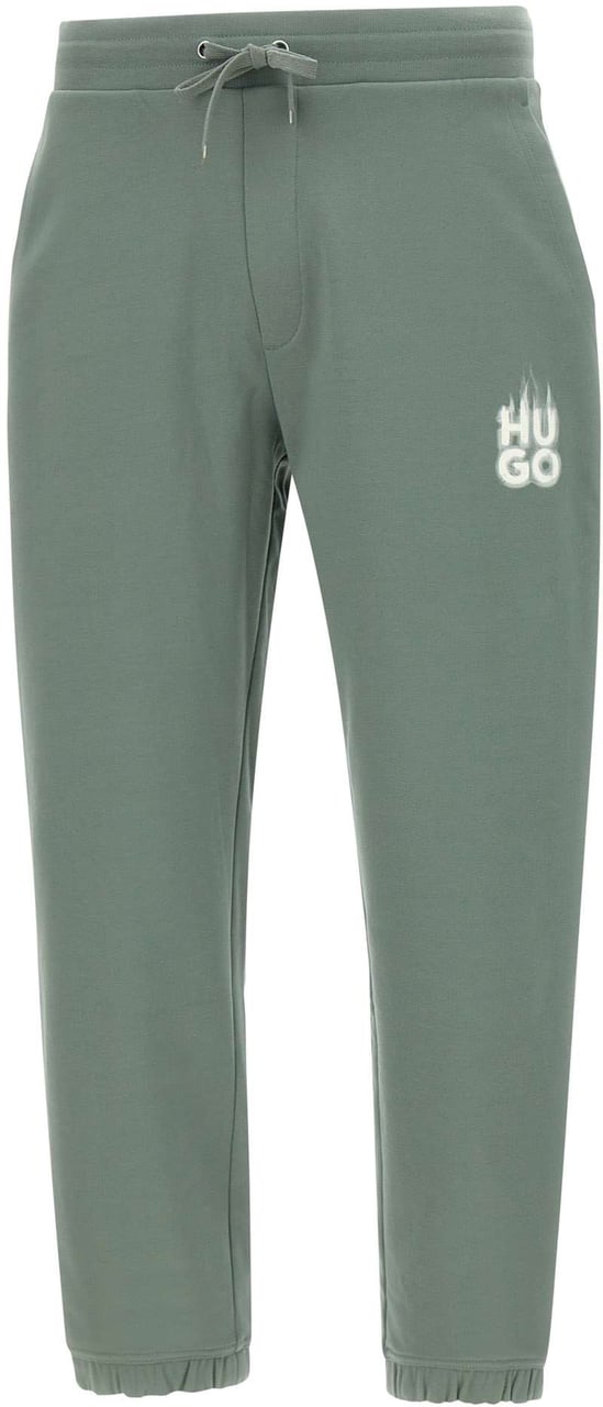 Hugo Trousers Green Groen