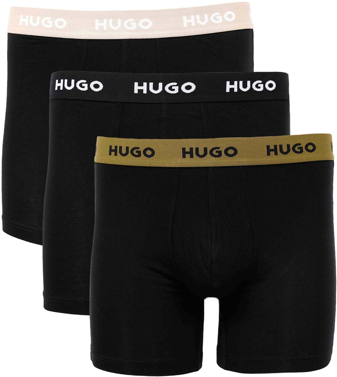 Hugo Boxer Brief 3-Pack Zwart
