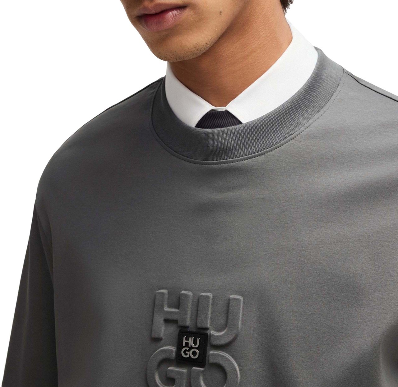 Hugo Debostac T-Shirt Grijs
