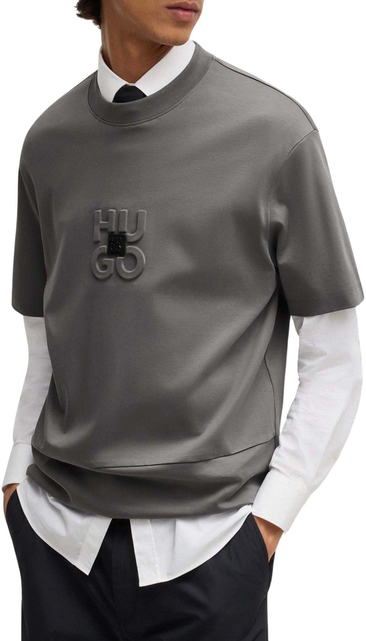 Hugo Debostac T-Shirt Grijs