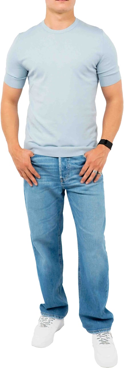 Hugo San Carl Knitwear Blauw