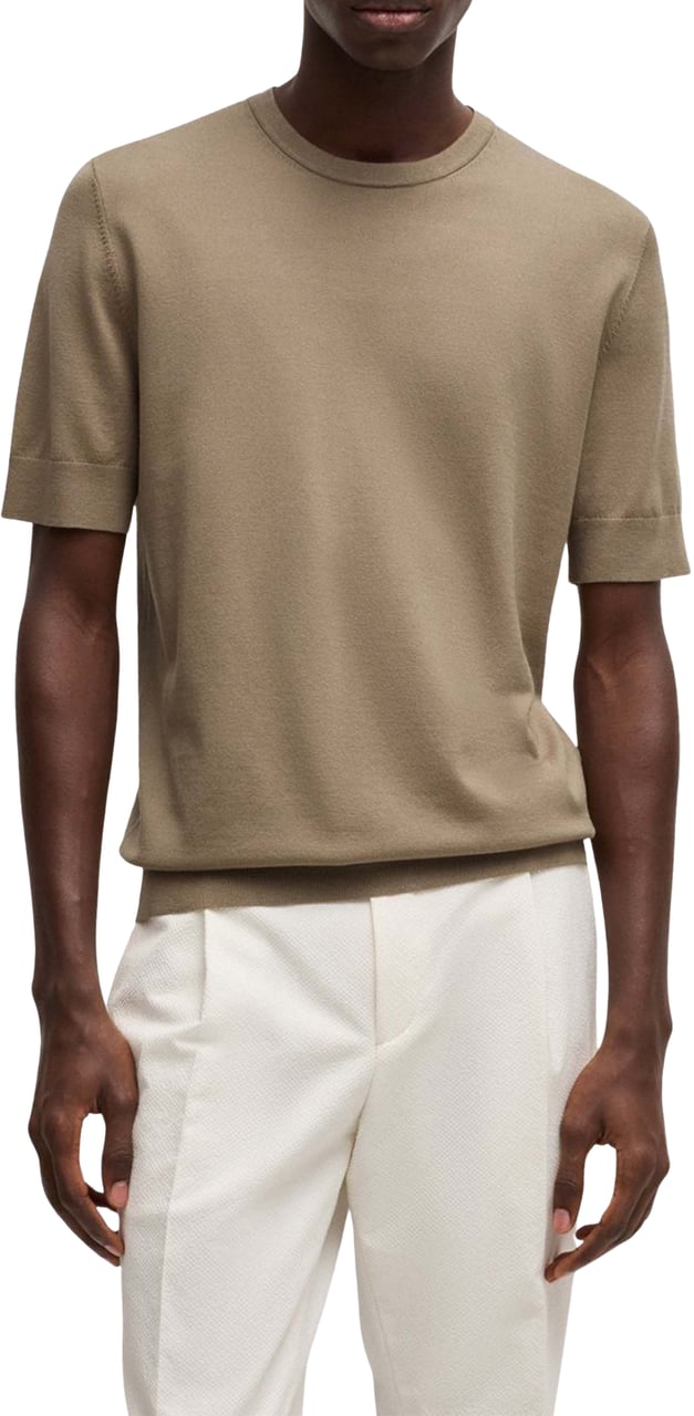 Hugo San Carl Knitwear Wit