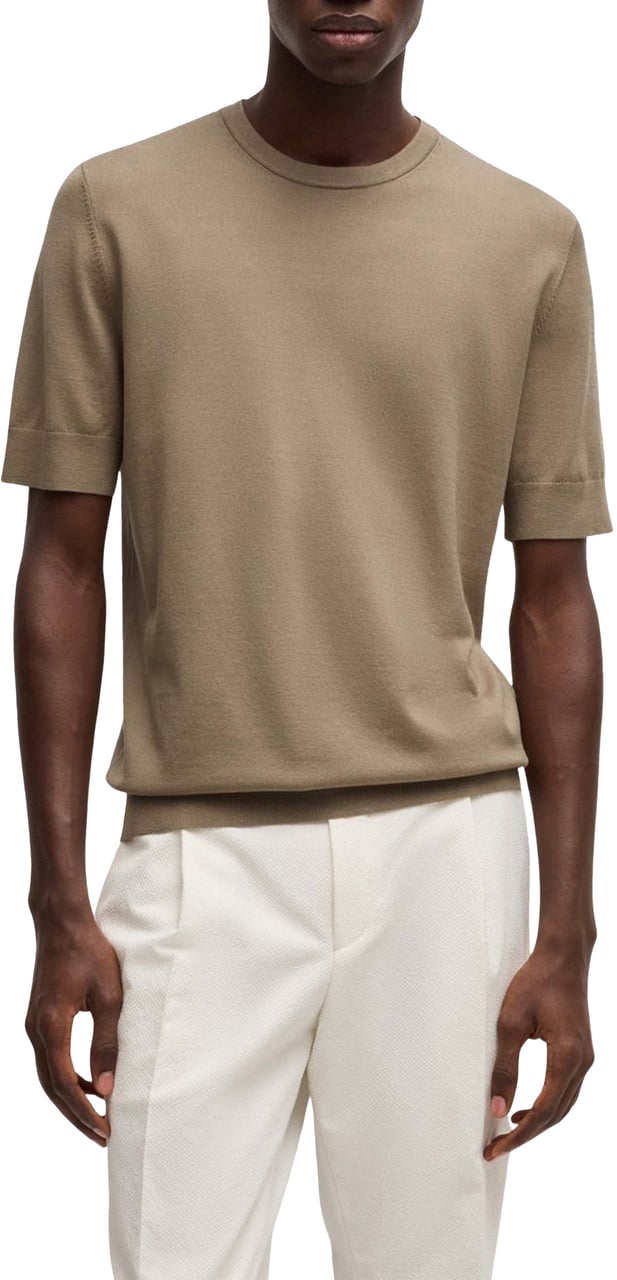 Hugo San Carl Knitwear Wit