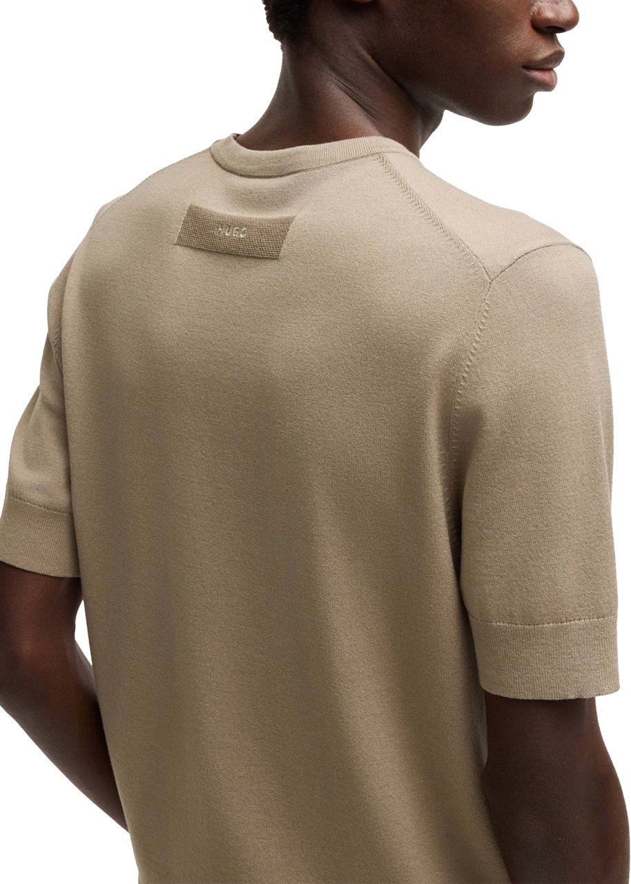 Hugo San Carl Knitwear Wit