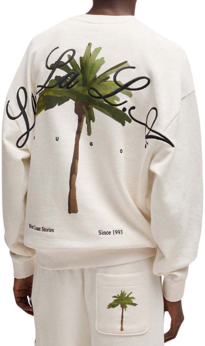 Hugo Dapo Hoodie Wit